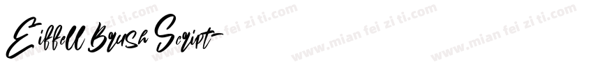 Eiffell Brush Script字体转换